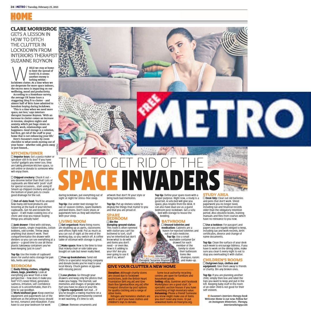 Suzanne Roynon Metro Space Invaders article